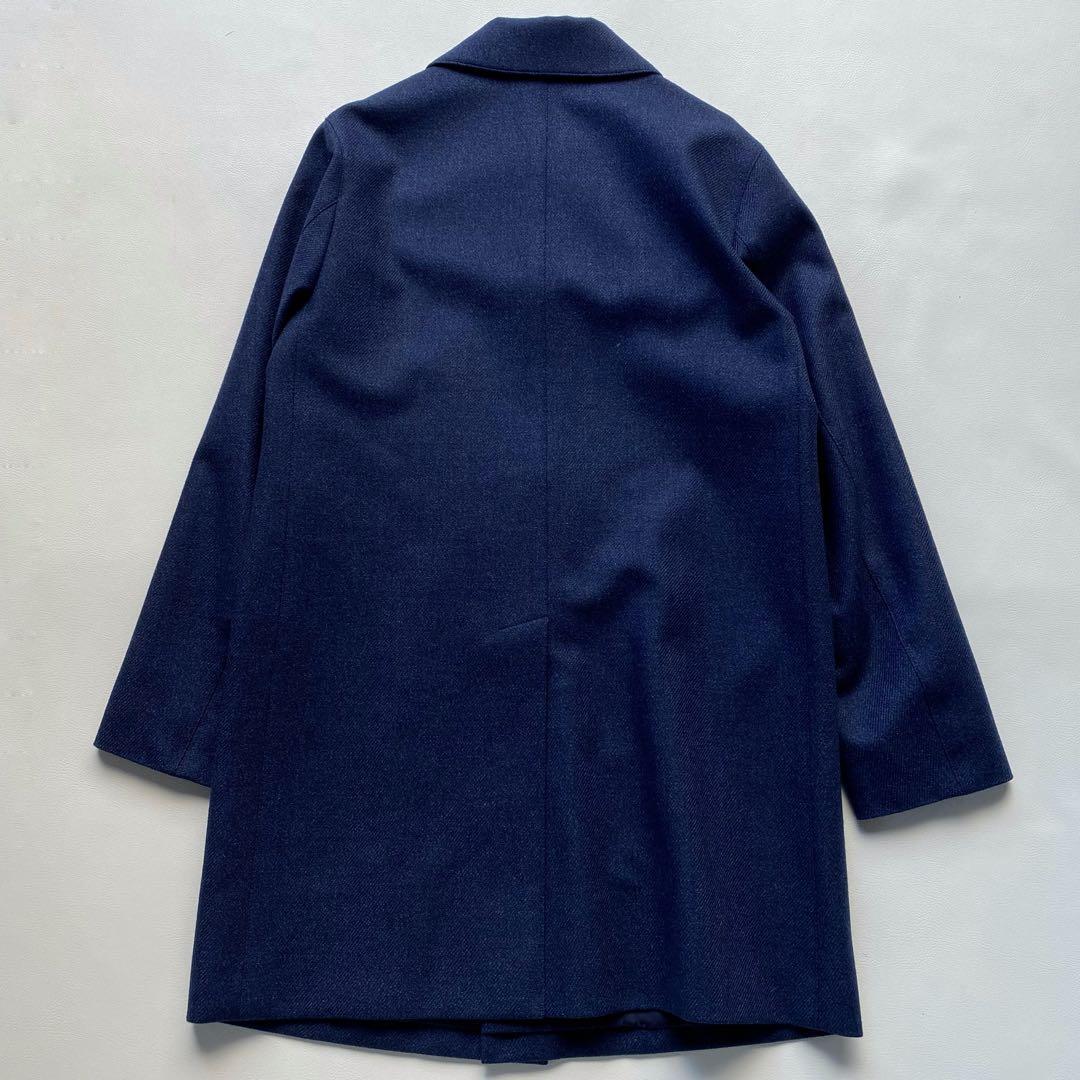 【未使用近/ロロピアーナ】マッキントッシュ ダンケルド ML 38 毛絹 紺