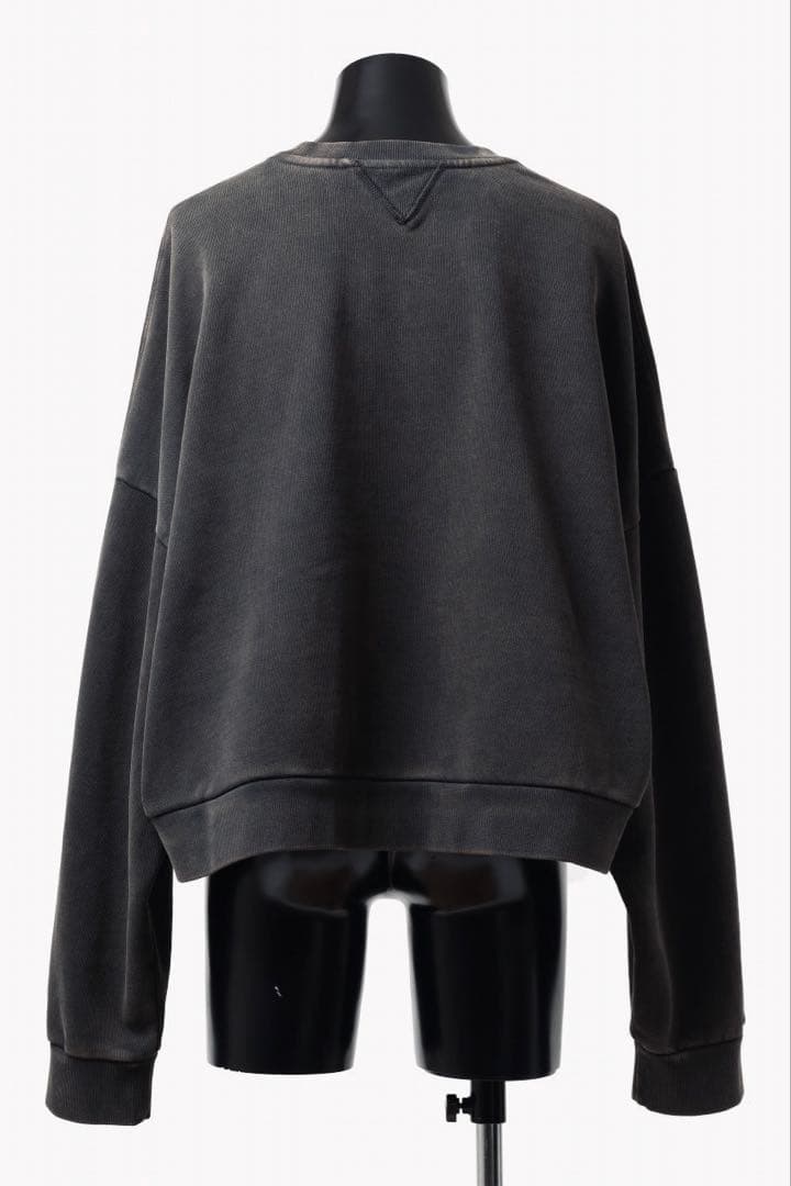 BOX CREW / WASHED BLACK XS【男女兼用】