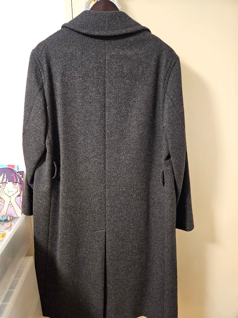 ジャケット・アウター AURALEE20AWLIGHMELTON DOUBLEBREASTEDCOAT