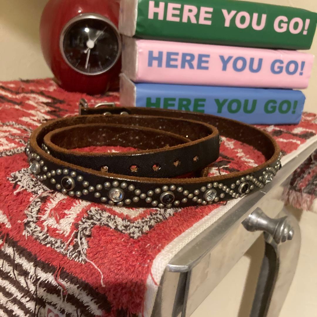 HTC スタッズベルト　32 希少スタッズパターン　ナロー スタッズベルト