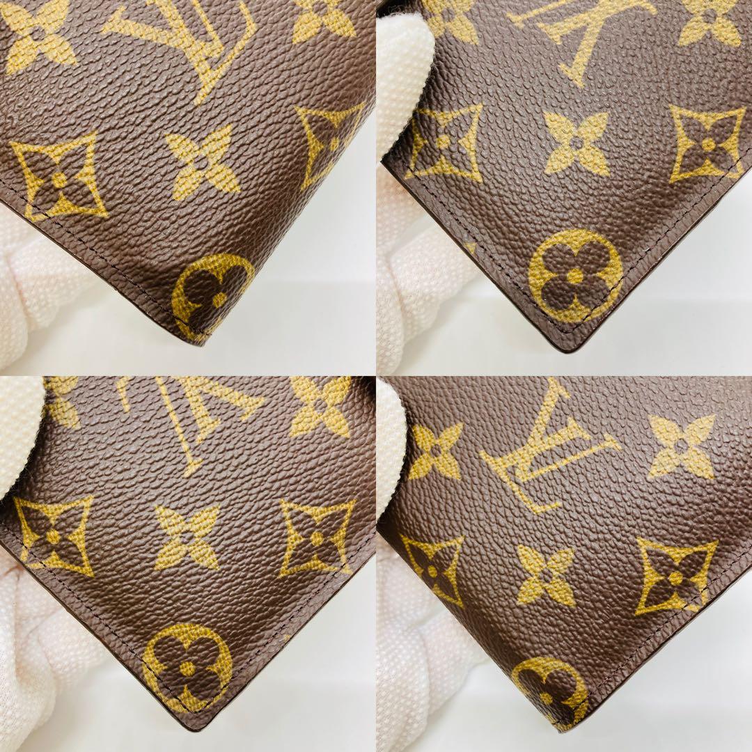 ルイヴィトン モノグラム コンチネンタル クラッチ がま口 長財布 A839