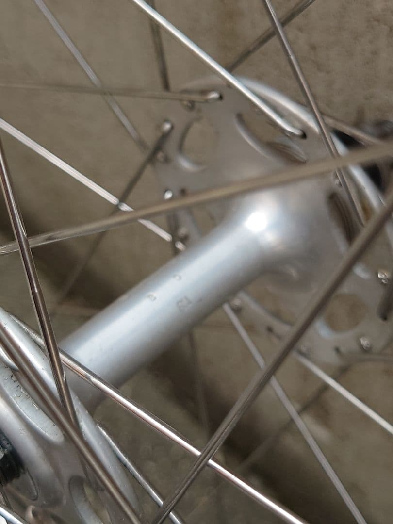 貴重　ピストホイール 前後セット　旧車ピストに