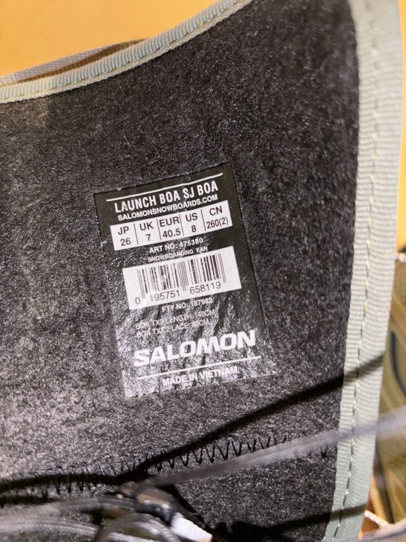 値下げしました【新品】24-25 SALOMON LAUNCH BOA SJ