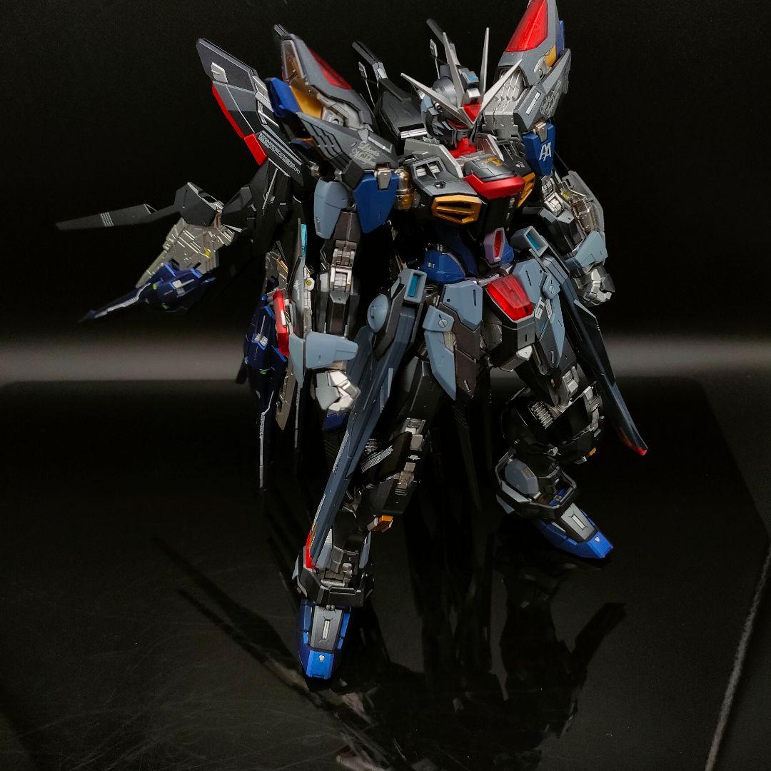 MGEX ストライクフリーダムガンダム ガンプラ 全塗装完成品 ブラック