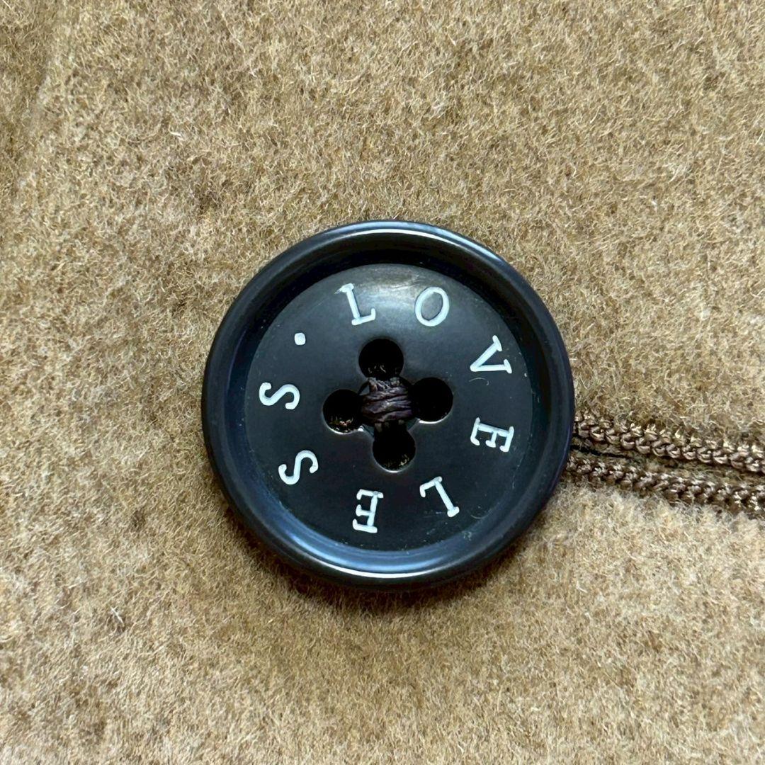 美品】ラブレス チェスターコート キャメル ヘリンボーン ウール sizeS