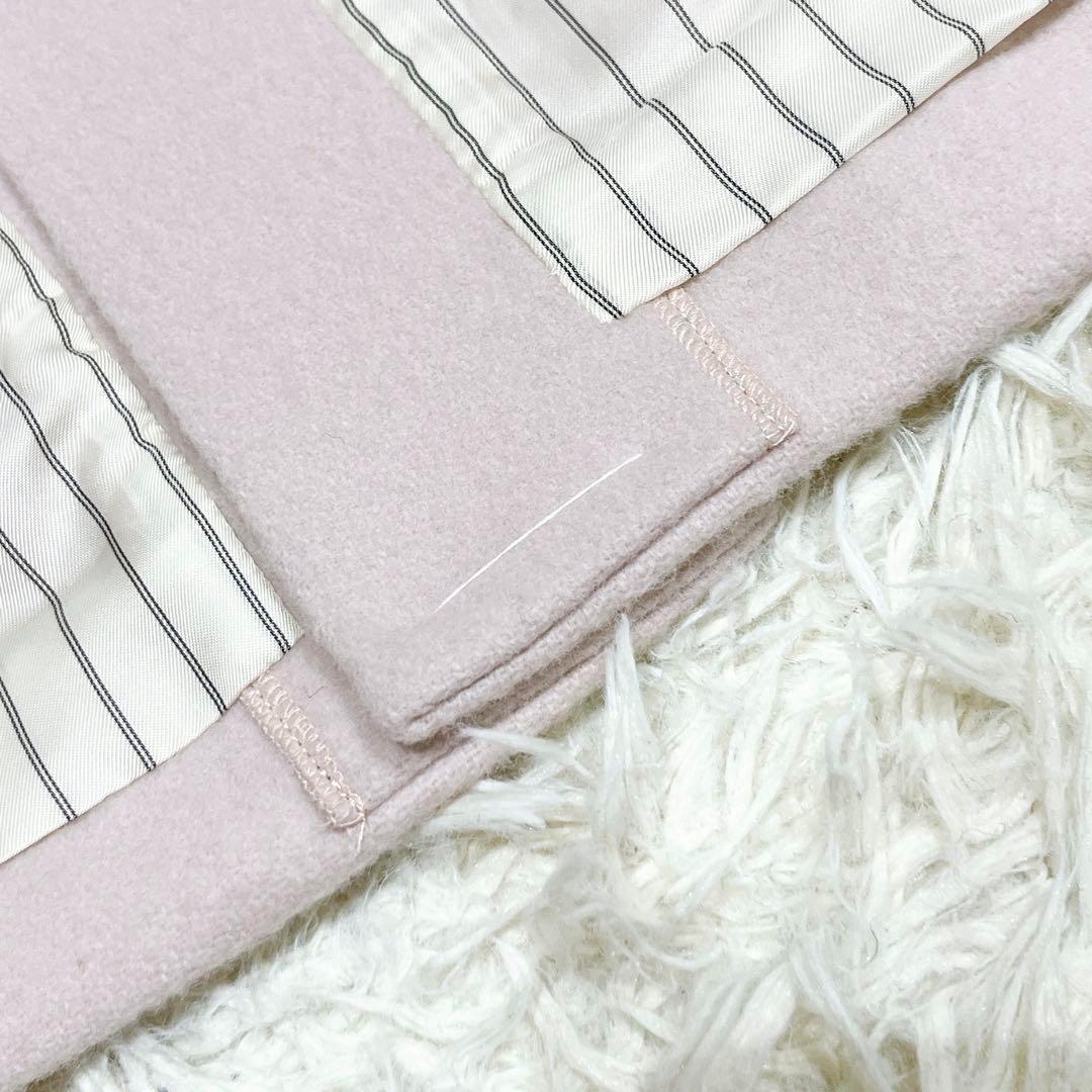 新品タグ付き✨　SHIPS チェスターコート　ピンク　ロング　レディース　ウール