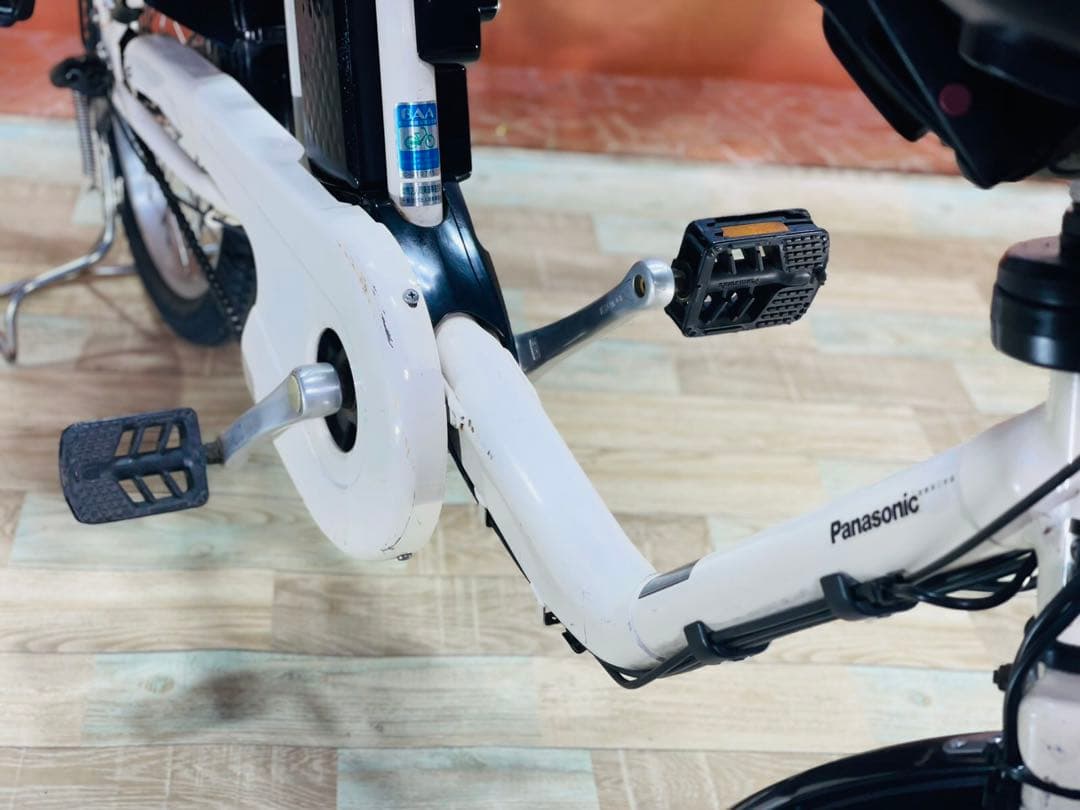 パナソニックギュット⭐️12AH！子供乗せ電動アシスト自転車Y2998