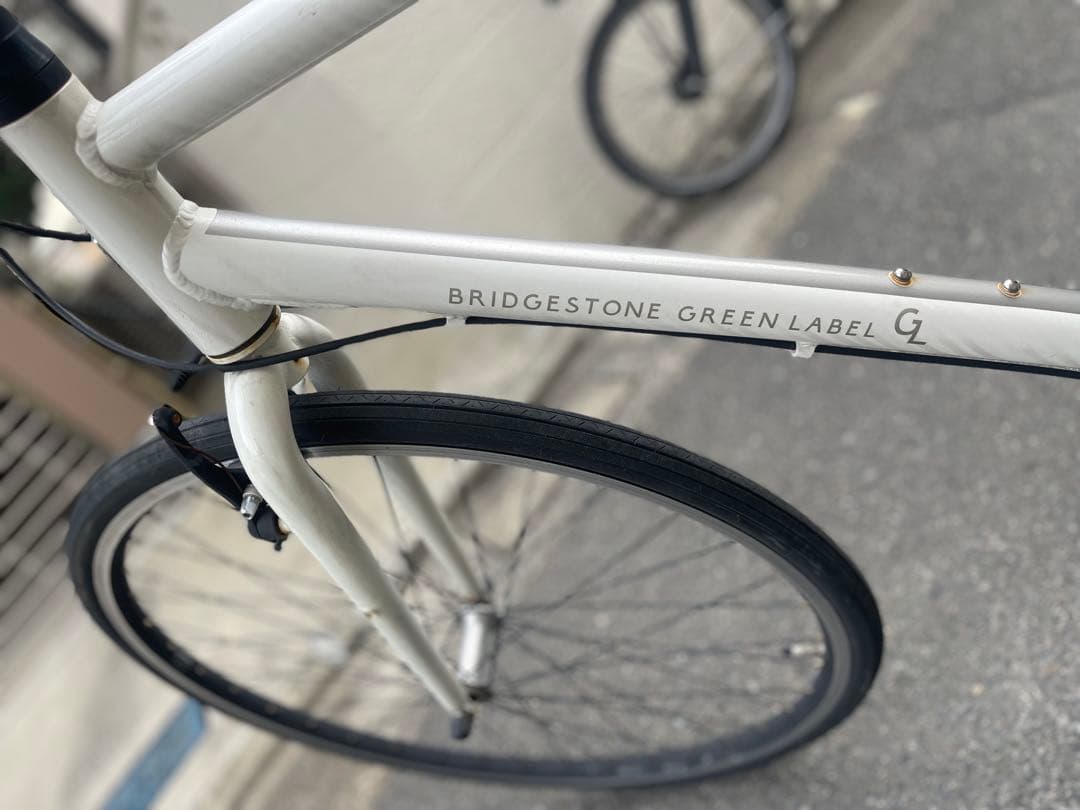 ブリヂストン ホワイト ベルト自転車
