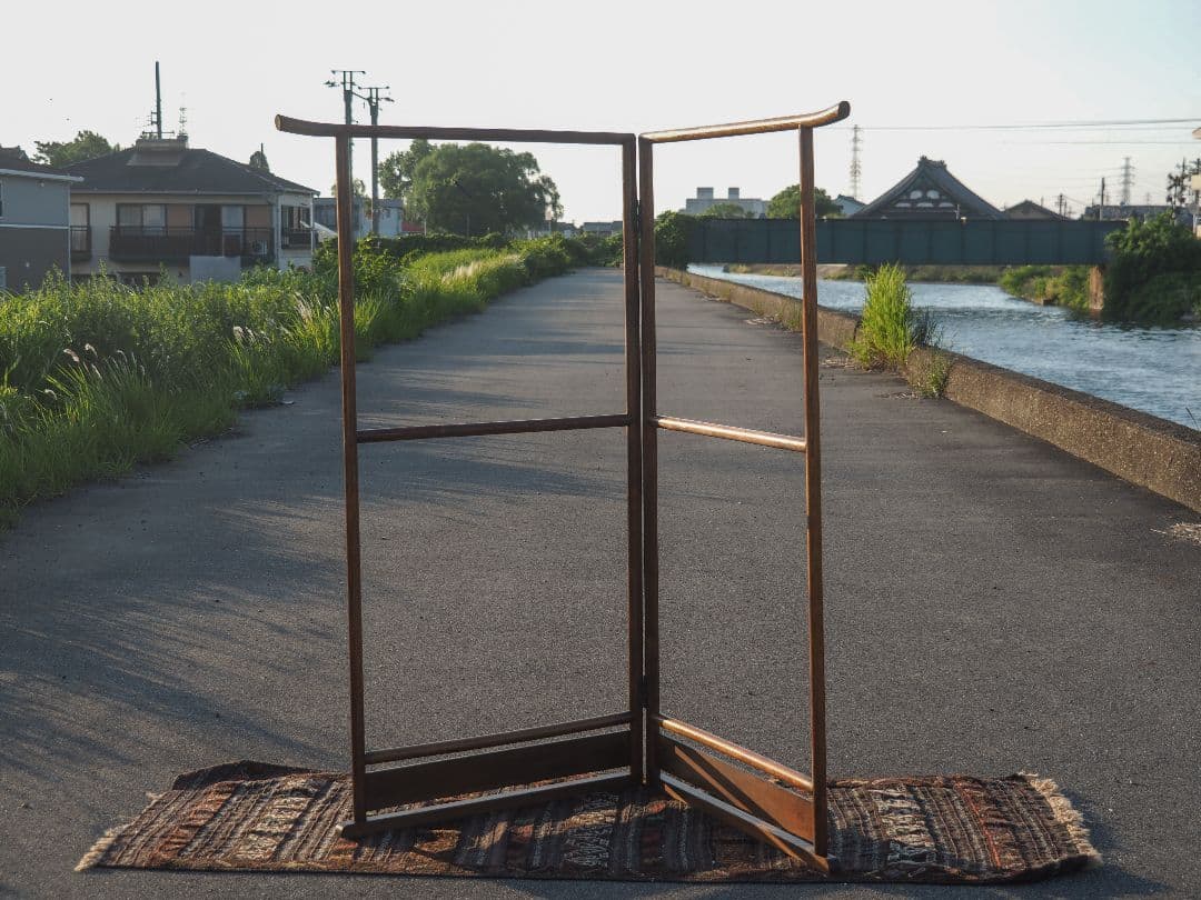 【値引中】ジャパニーズアンティークハンガーラック