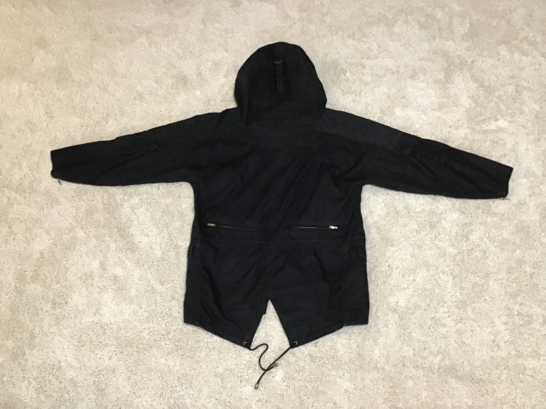 black means ブラックミーンズ　ライダース　ブラック　モッズコート