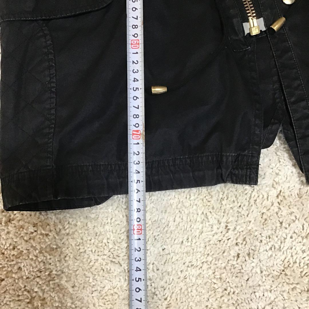 black means ブラックミーンズ　ライダース　ブラック　モッズコート