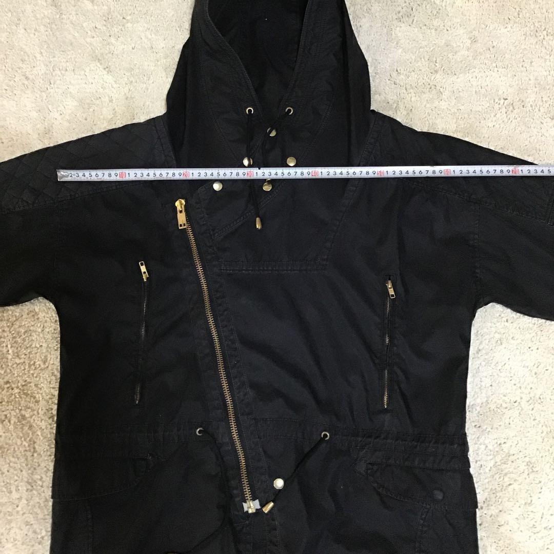 black means ブラックミーンズ　ライダース　ブラック　モッズコート