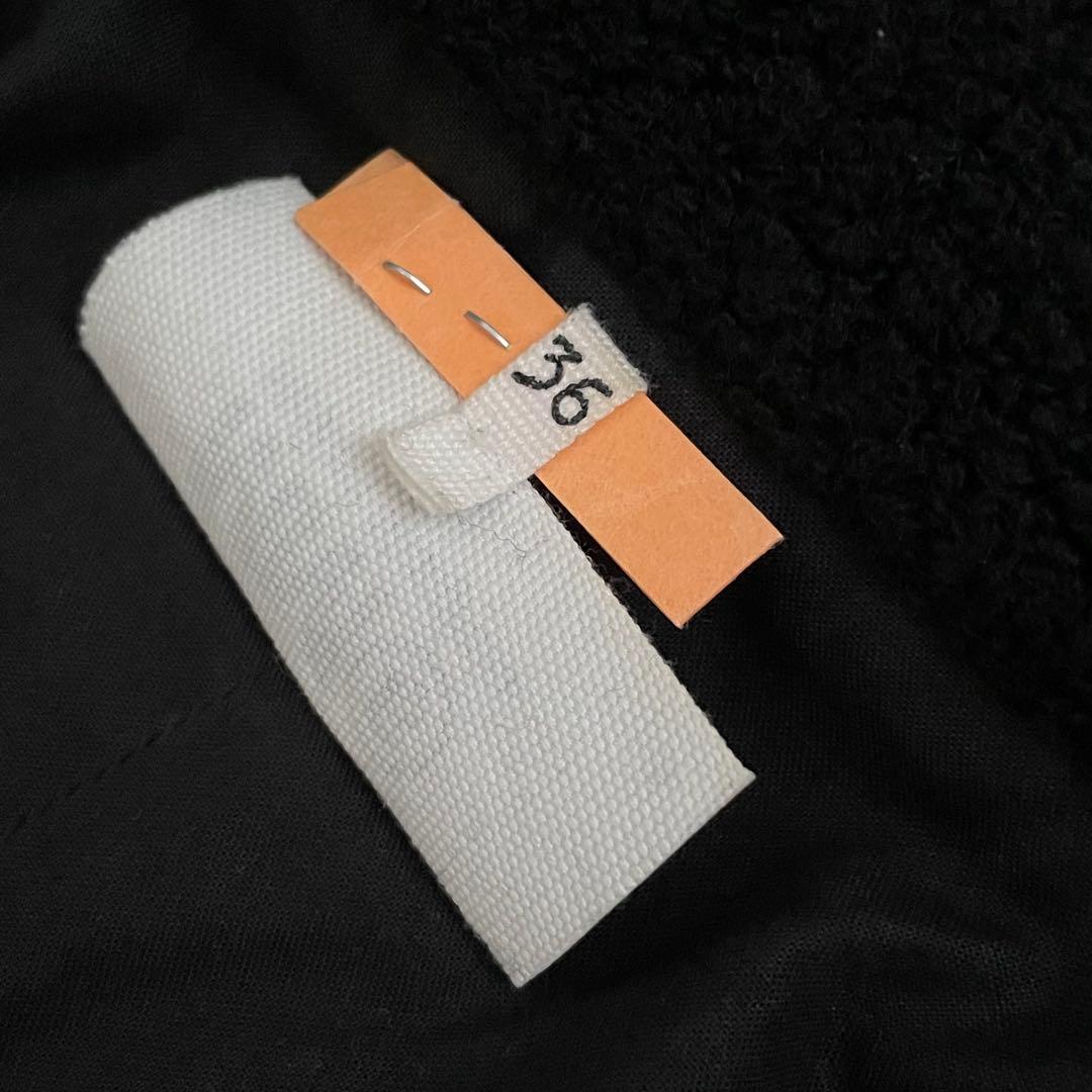 エムエムシックスメゾンマルジェラ コクーンコート ブラック