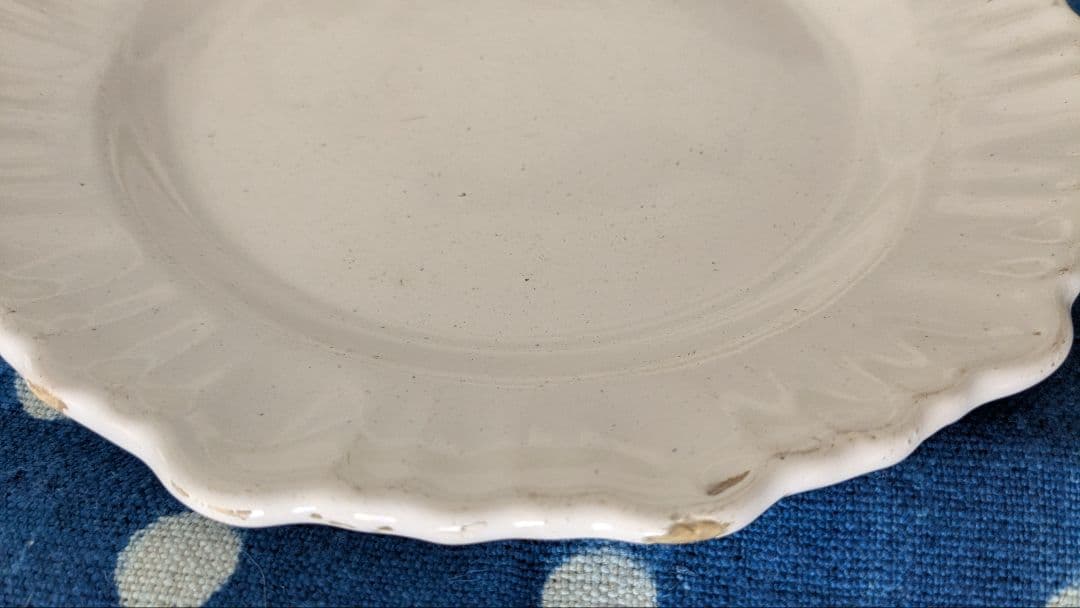 ムスティエ アンティークプレート フランス 南仏 平皿