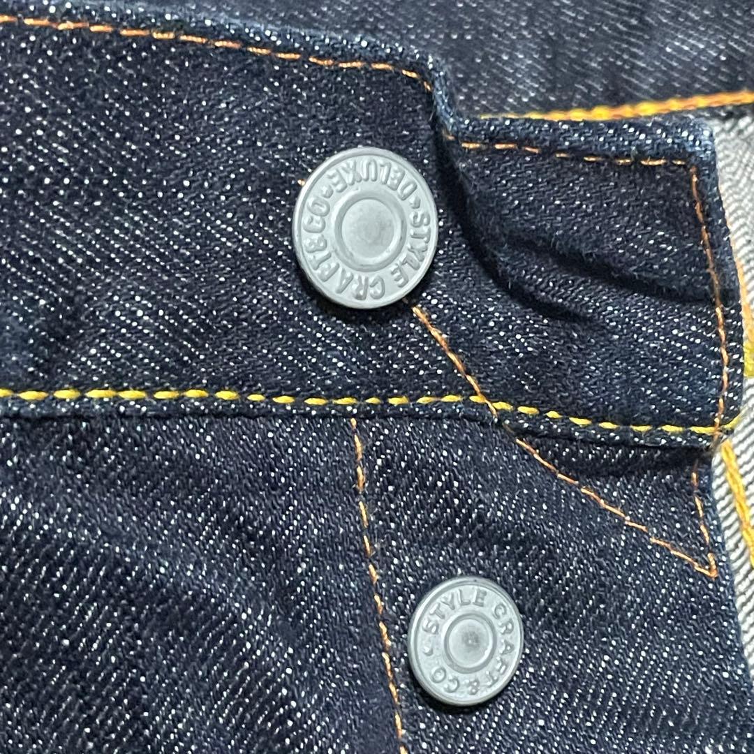 サイズ34 刺繍カモメ ジャパンマップ 赤耳 2001 極美品 エヴィス エビス