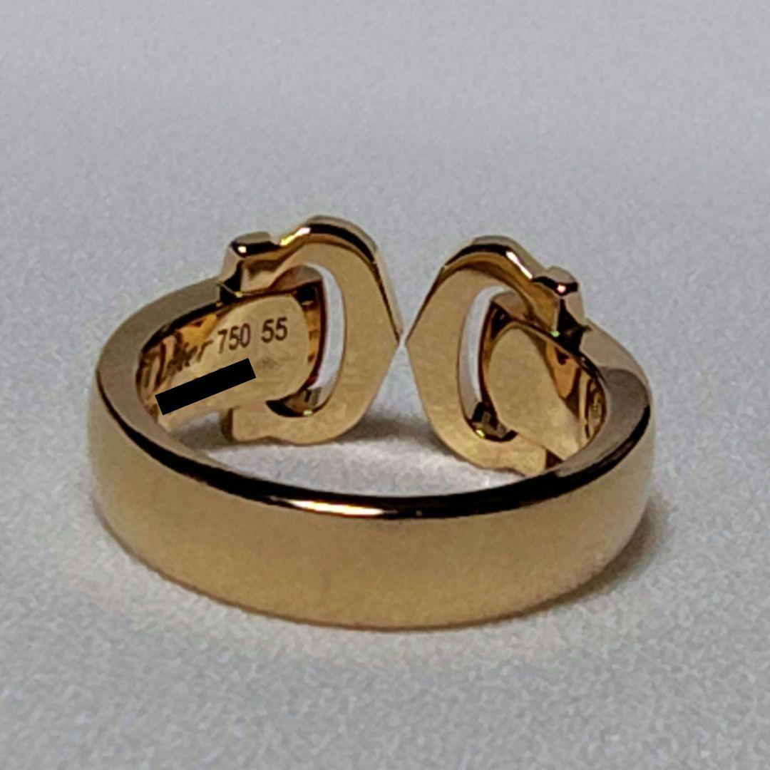 カルティエ 2Cブークルセ　K18ピンクゴールド　ダイヤモンド　箱•証明書等付