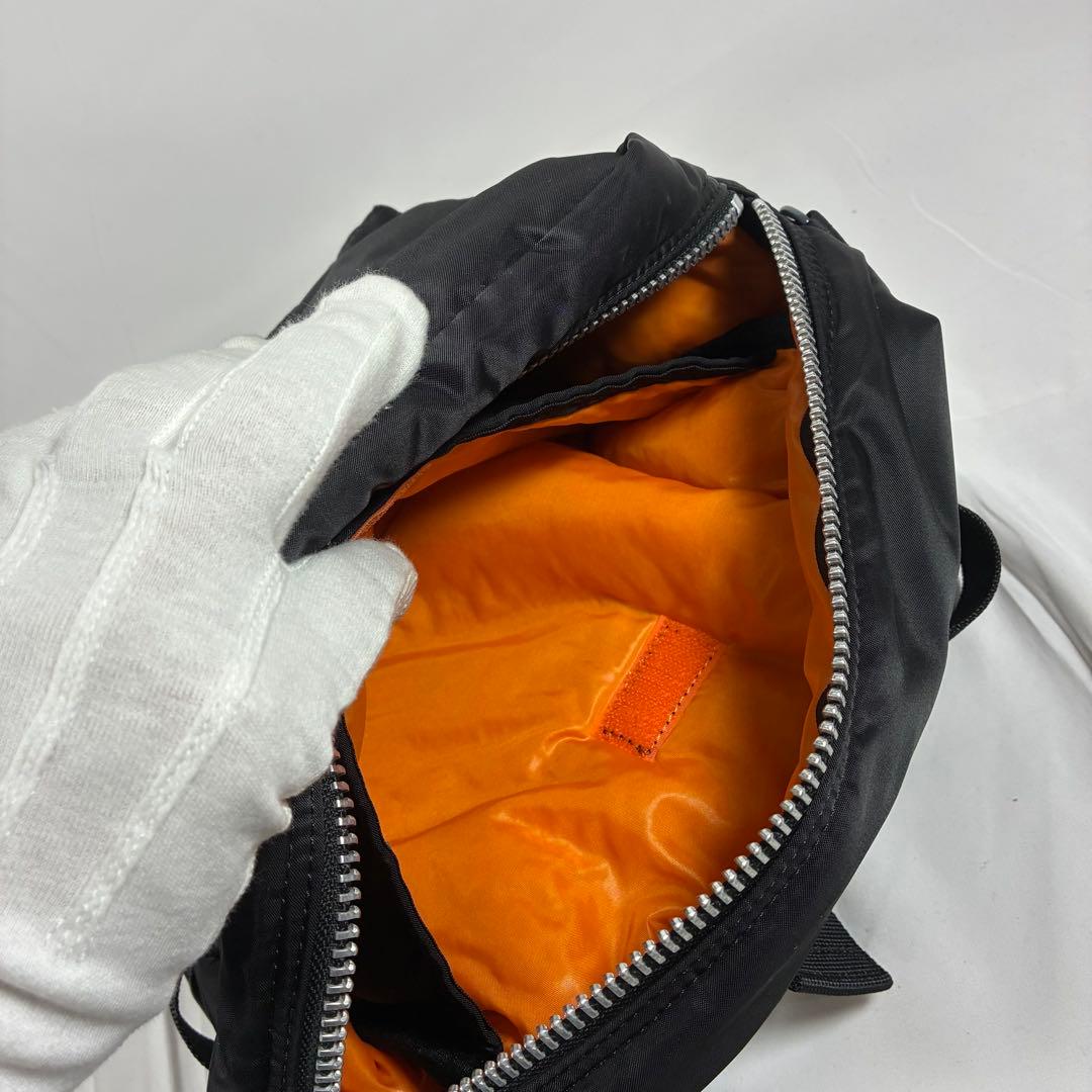 [未使用級] PORTER タンカー ウエストポーチ ボディバッグ 黒