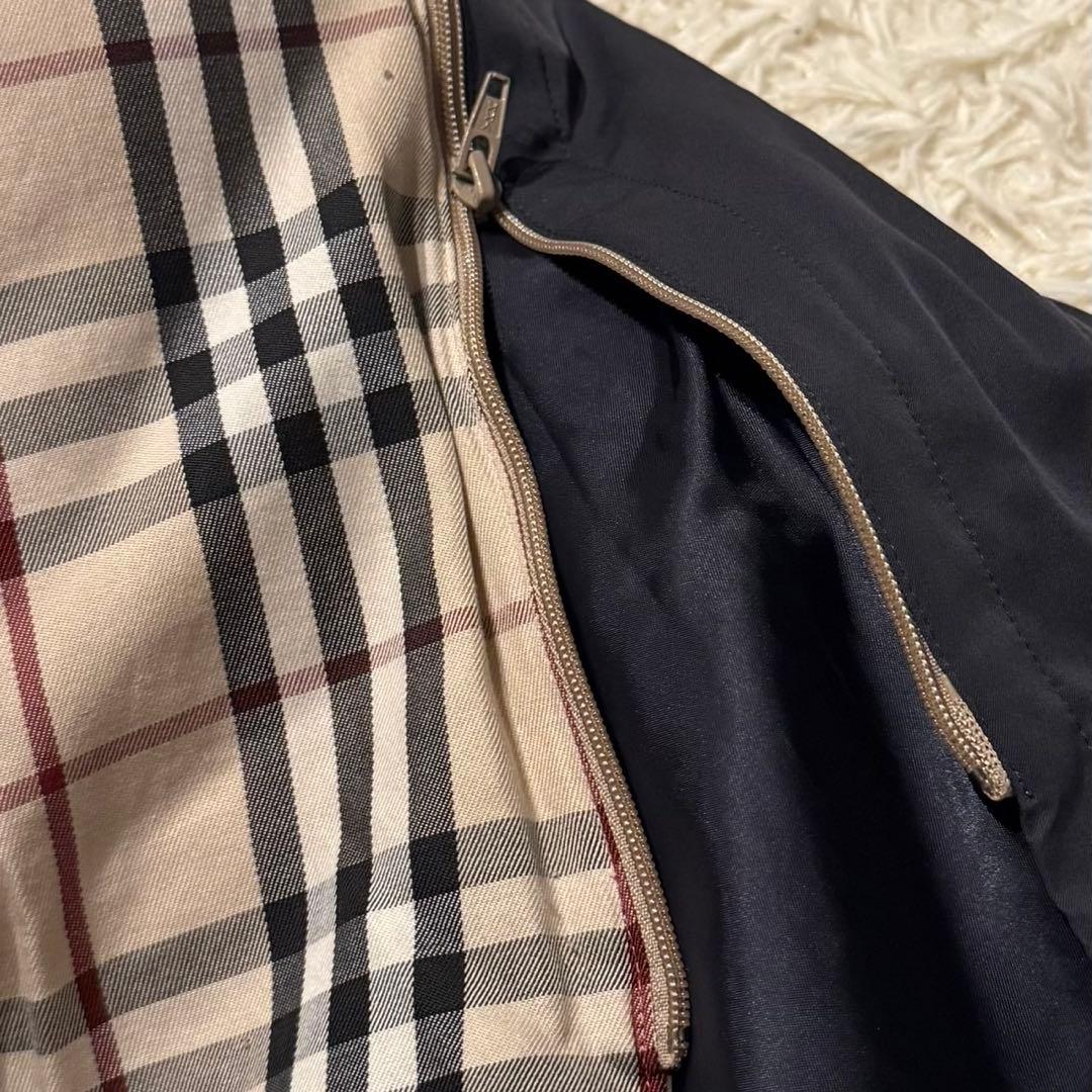 バーバリー ダウンライナー コート ロング フード 3way ネイビー