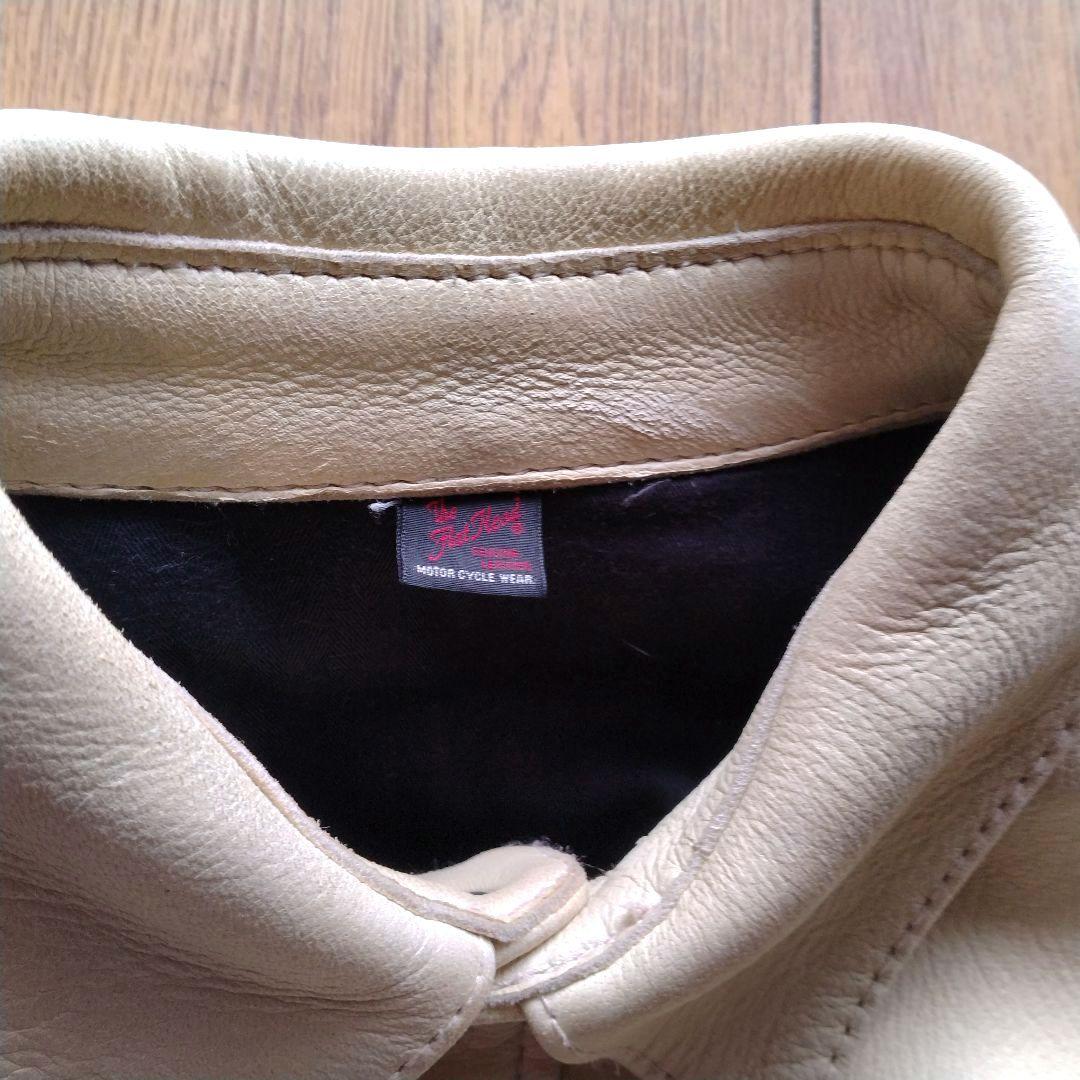 フラットヘッド ディアスキン レザーシャツ 42 XL - メルカリ