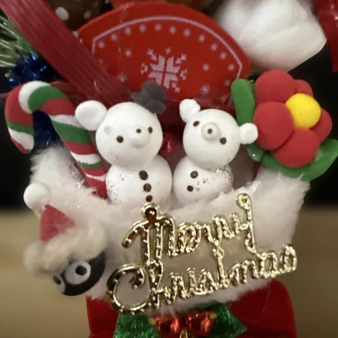 どんぐりアート♡ Xmasタペストリー風＆ブーツオブジェ2点♡