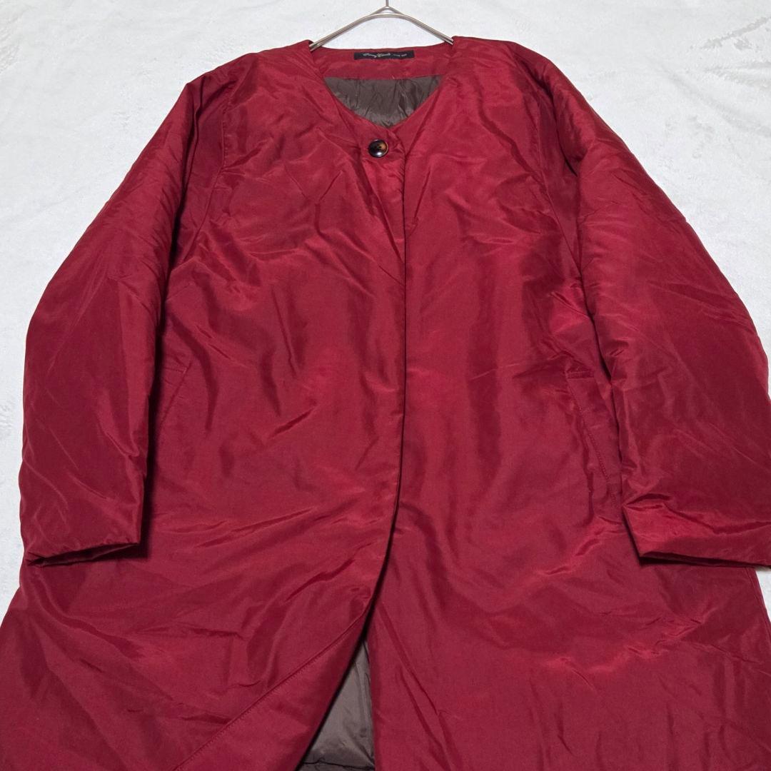 【人気完売】極薄 Sunny Clouds ダウンコート 赤 3L