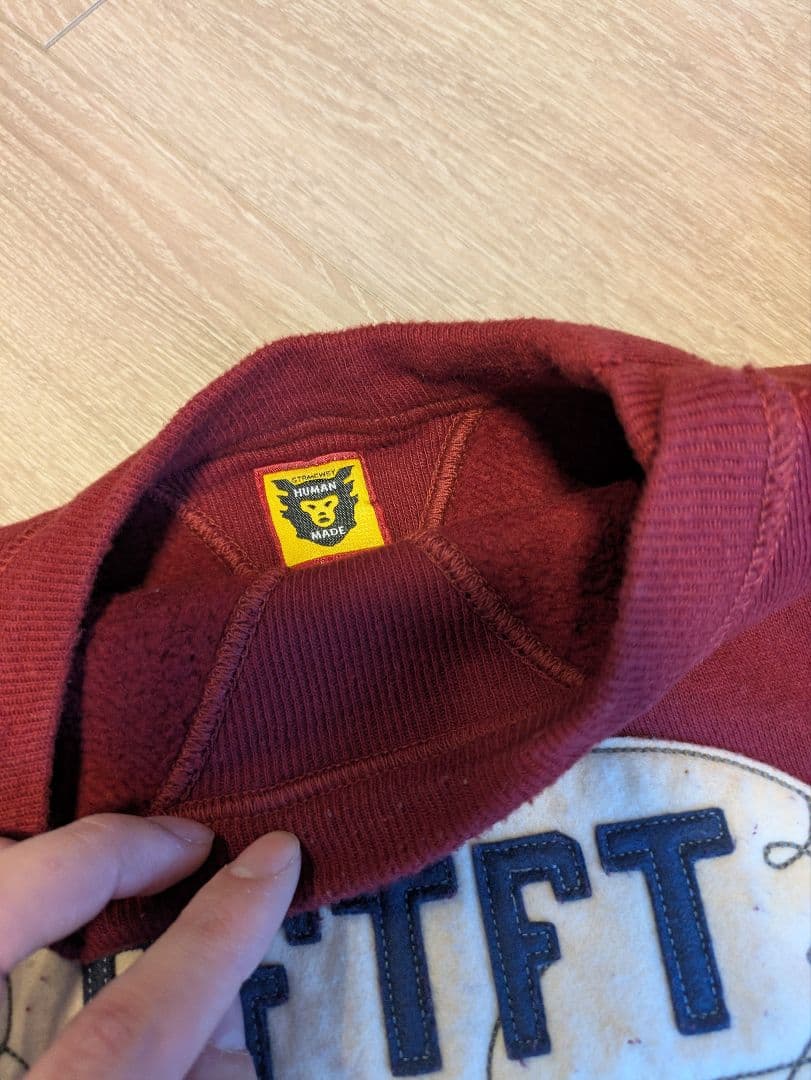 ヒューマンメイド　GFTFT 刺繍 トレーナー　M