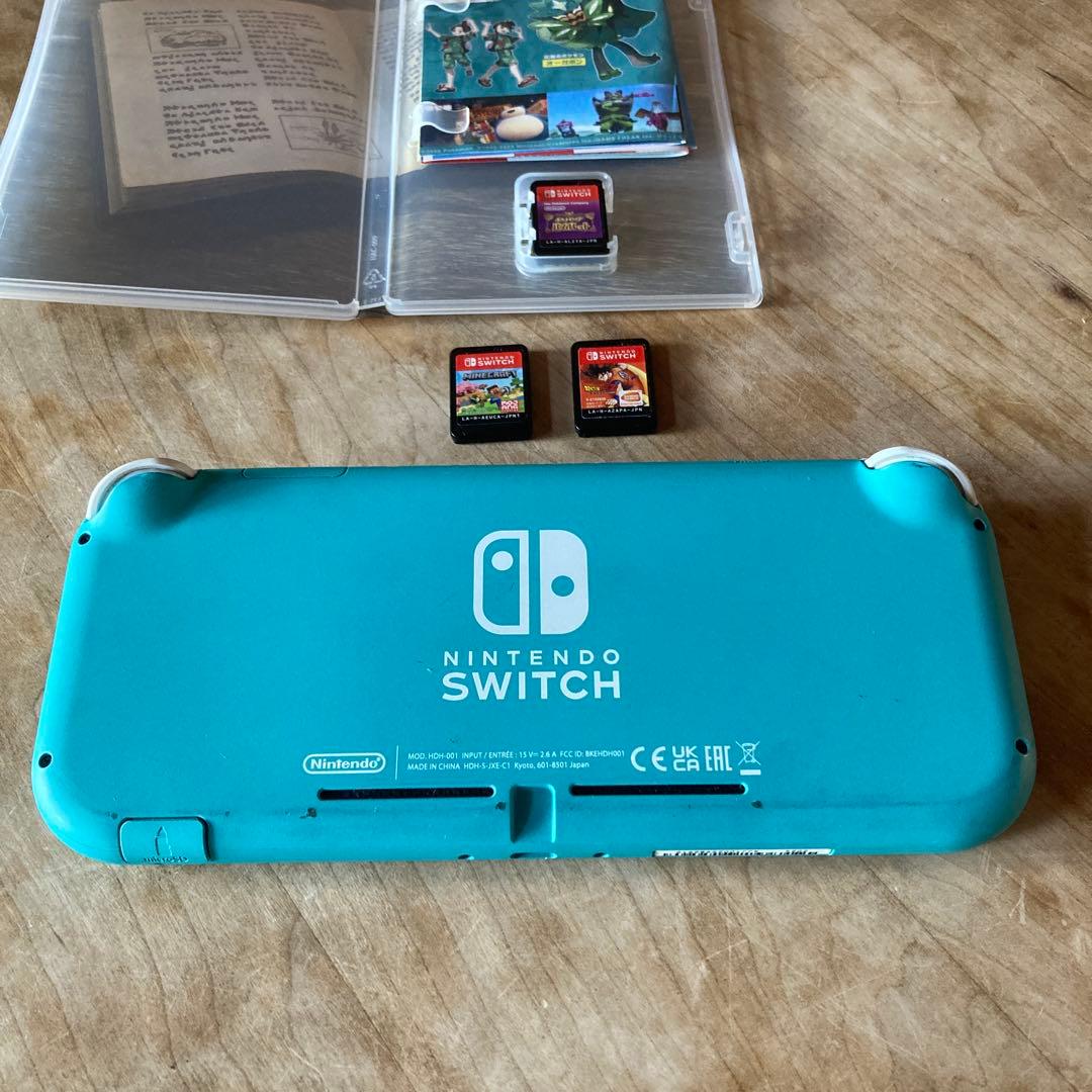 スイッチライト Switch Lite ターコイズ + ゲームソフト3つセット