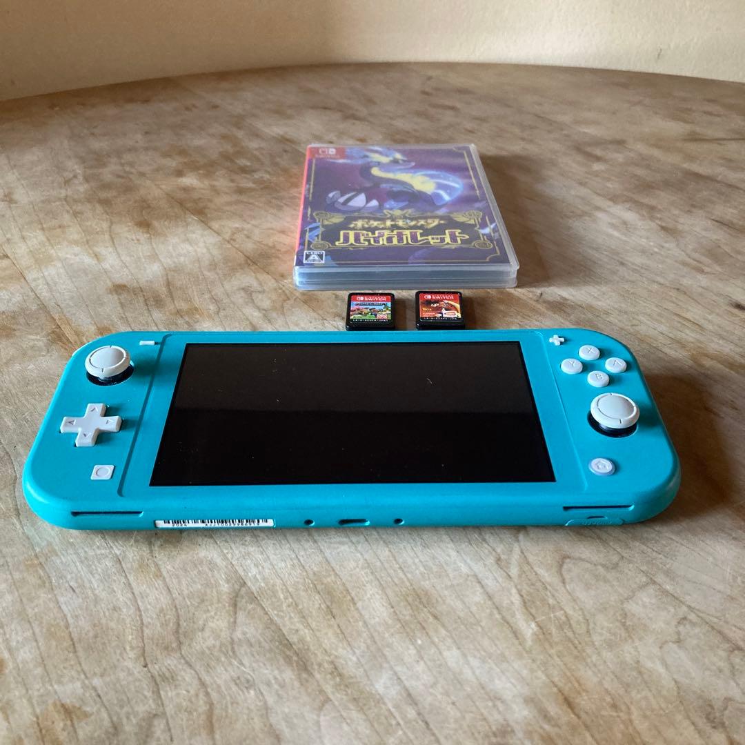 スイッチライト Switch Lite ターコイズ + ゲームソフト3つセット