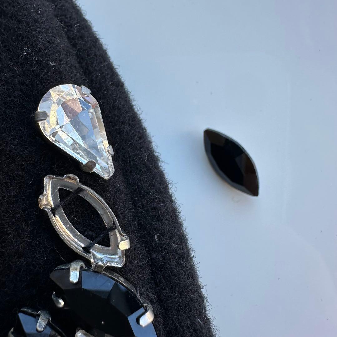 blugirl ブルーガール ビジュー付きロングコート