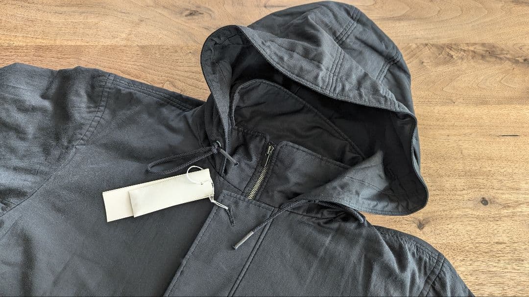 【試着のみタグ付き】山内 コットンキュプラ・中綿入りベンチコート GRAY