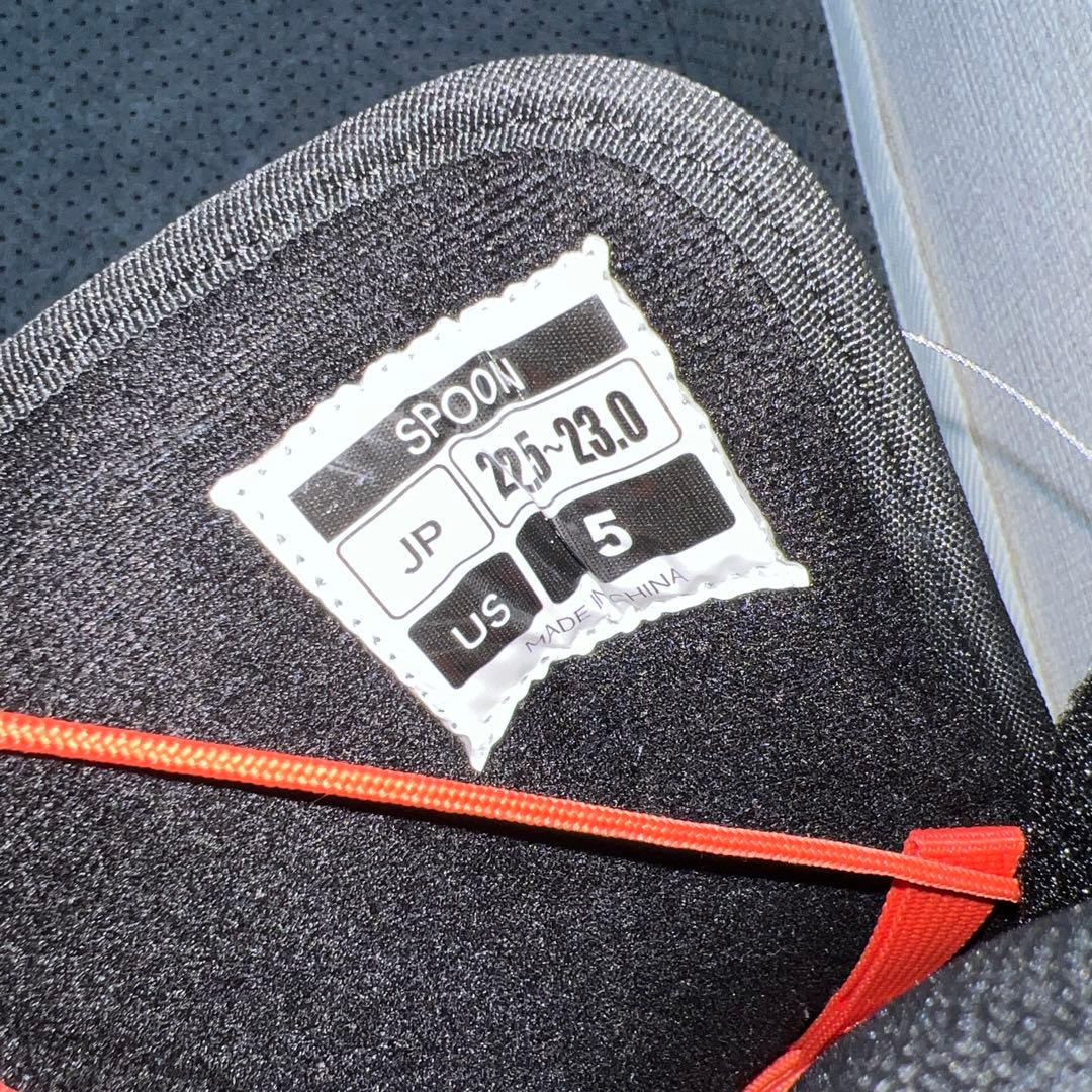 新品未使用 22.5-23cm SPOON TGF ダイヤルブーツ ホワイト