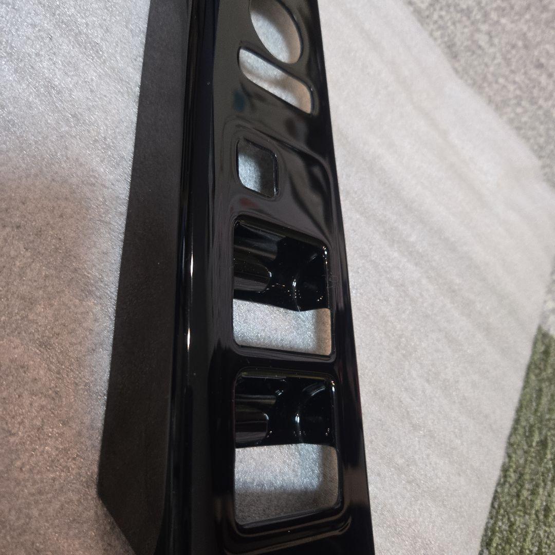 後期型デリカD5 インテリアパネルセット　ピアノブラック