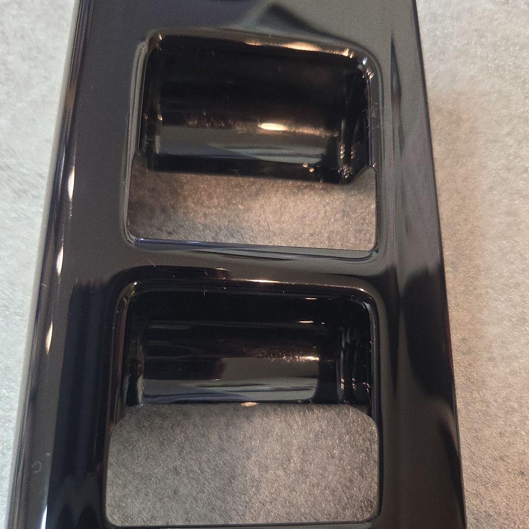 後期型デリカD5 インテリアパネルセット　ピアノブラック