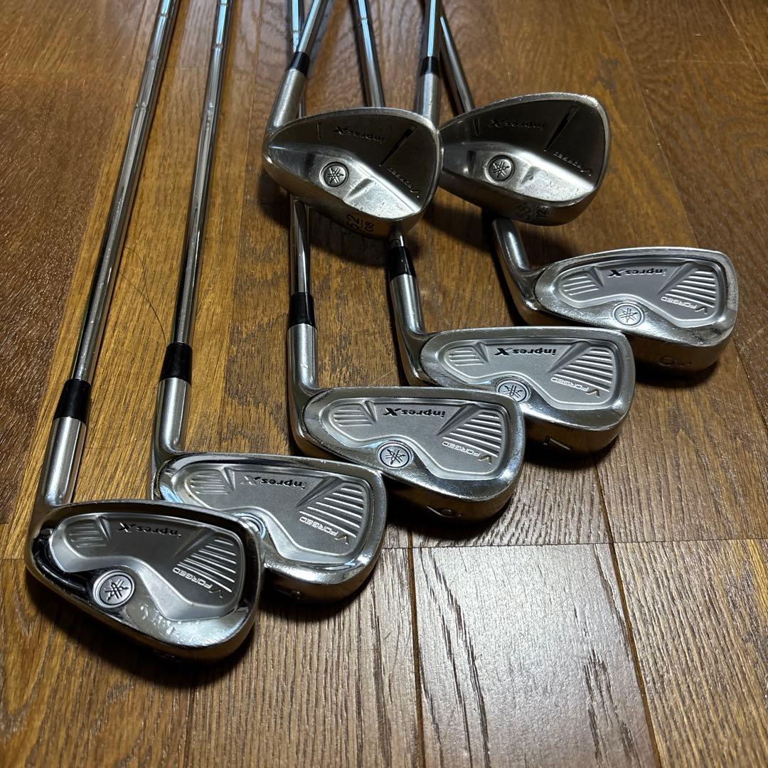 ヤマハ》インプレスX V FORGEDアイアン7本セット impress Xヤマハ