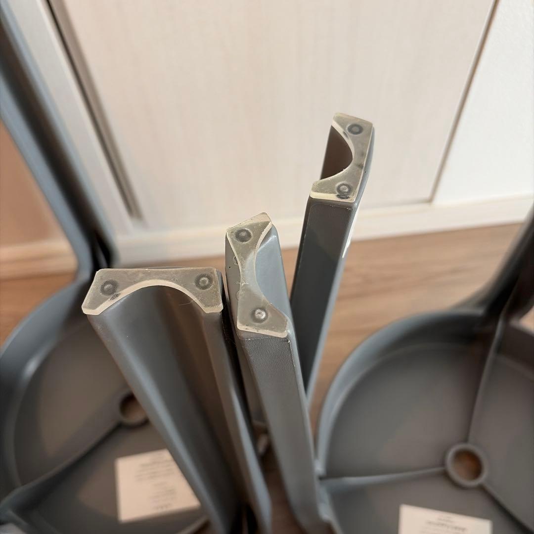 フランフラン　ボルテックススツール　グレー　三つセット