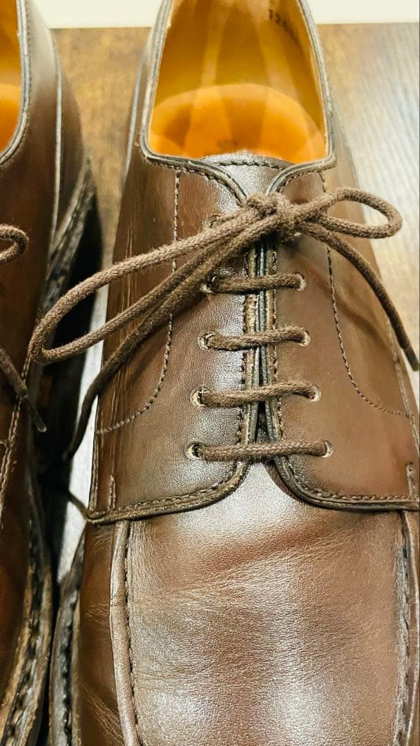 Berwick Uチップ ダークブラウン UK7.5 / 26.5cm