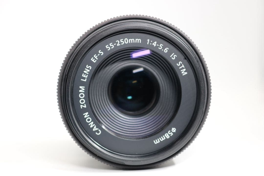 超美品 【Canon EF-S 55-250mm IS STM】 望遠レンズ