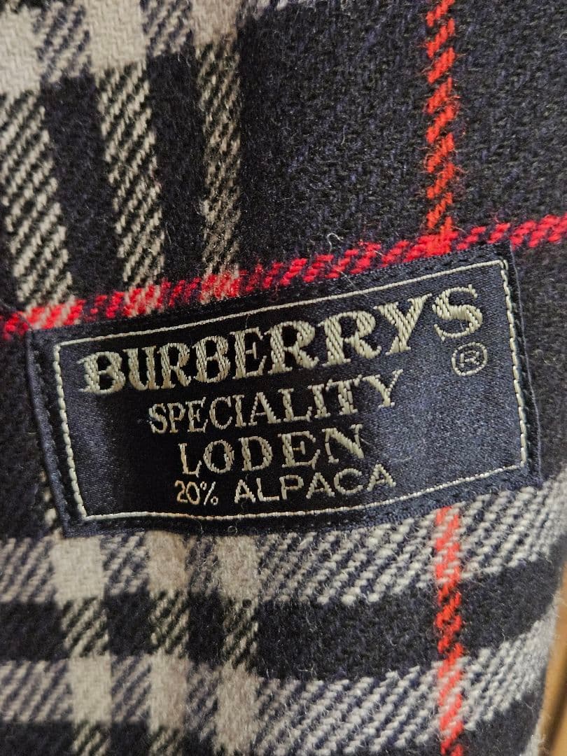 バーバリー80'sスペシャルビンテージローデンクロス一枚袖ステンカラーコート