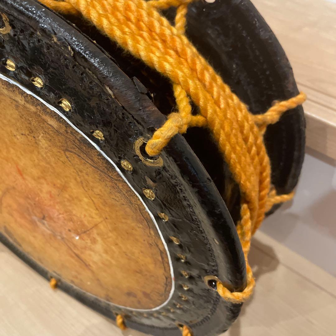 古い太鼓 締太鼓 和太鼓 和楽器 打楽器 茶道具