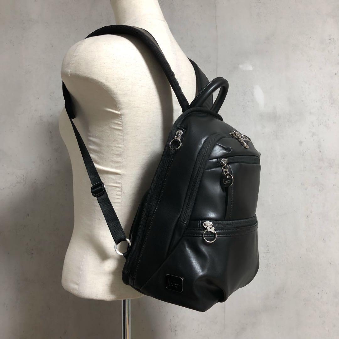 未使用　カナナプロジェクト　アップルレザー リュックサック　軽量 抗菌