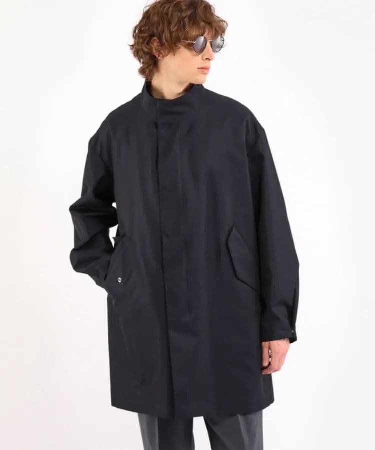 タケオキクチ　【THE FLAGSHIP】撥水先染め ギャバジン モッズコート