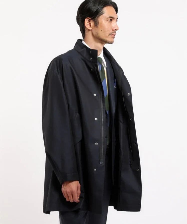 タケオキクチ　【THE FLAGSHIP】撥水先染め ギャバジン モッズコート