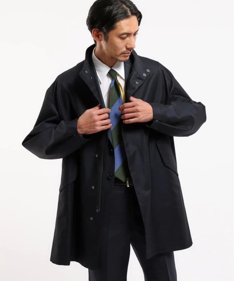 タケオキクチ　【THE FLAGSHIP】撥水先染め ギャバジン モッズコート