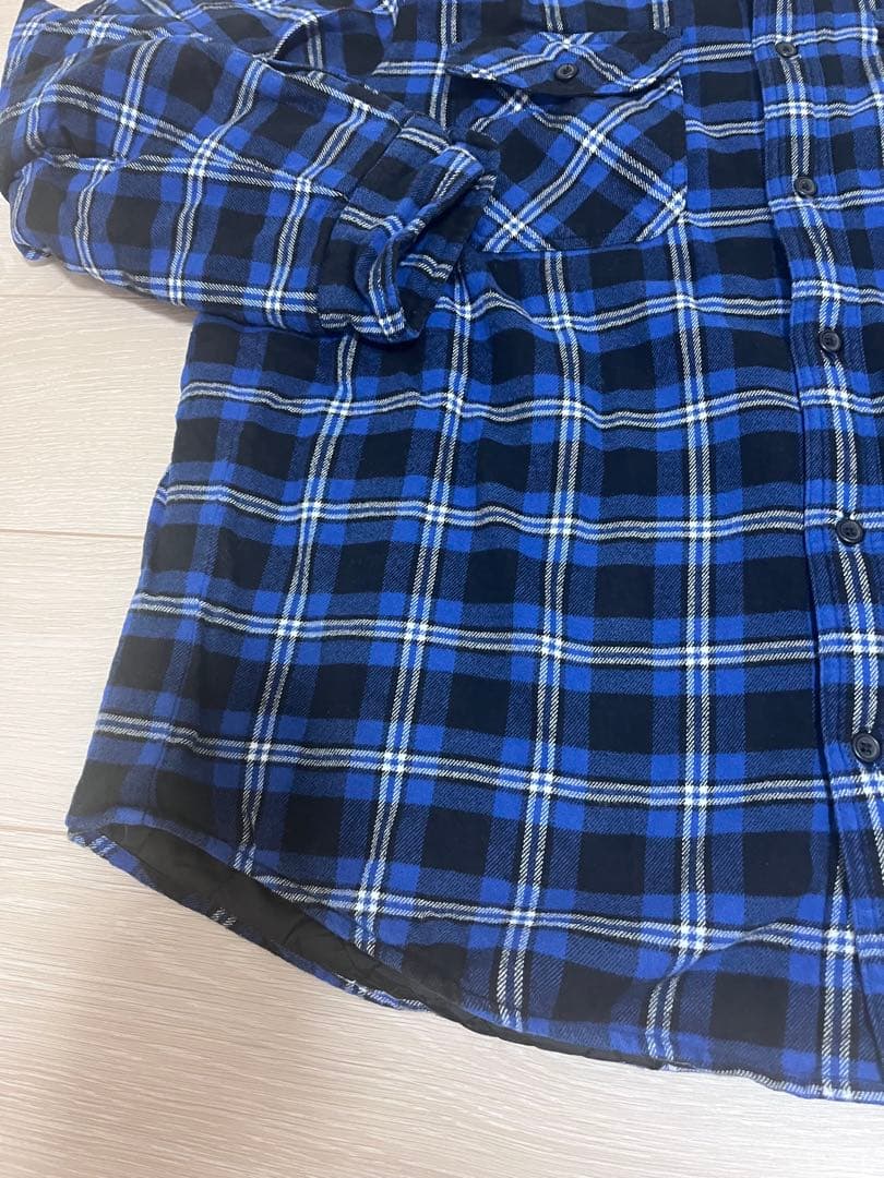 トップス SUPREME Arc Logo Quilted Flannel Shirt