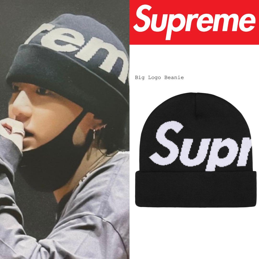 グク 着用】Supreme Big Logo Beanie 黒 新品未開封 - メルカリ