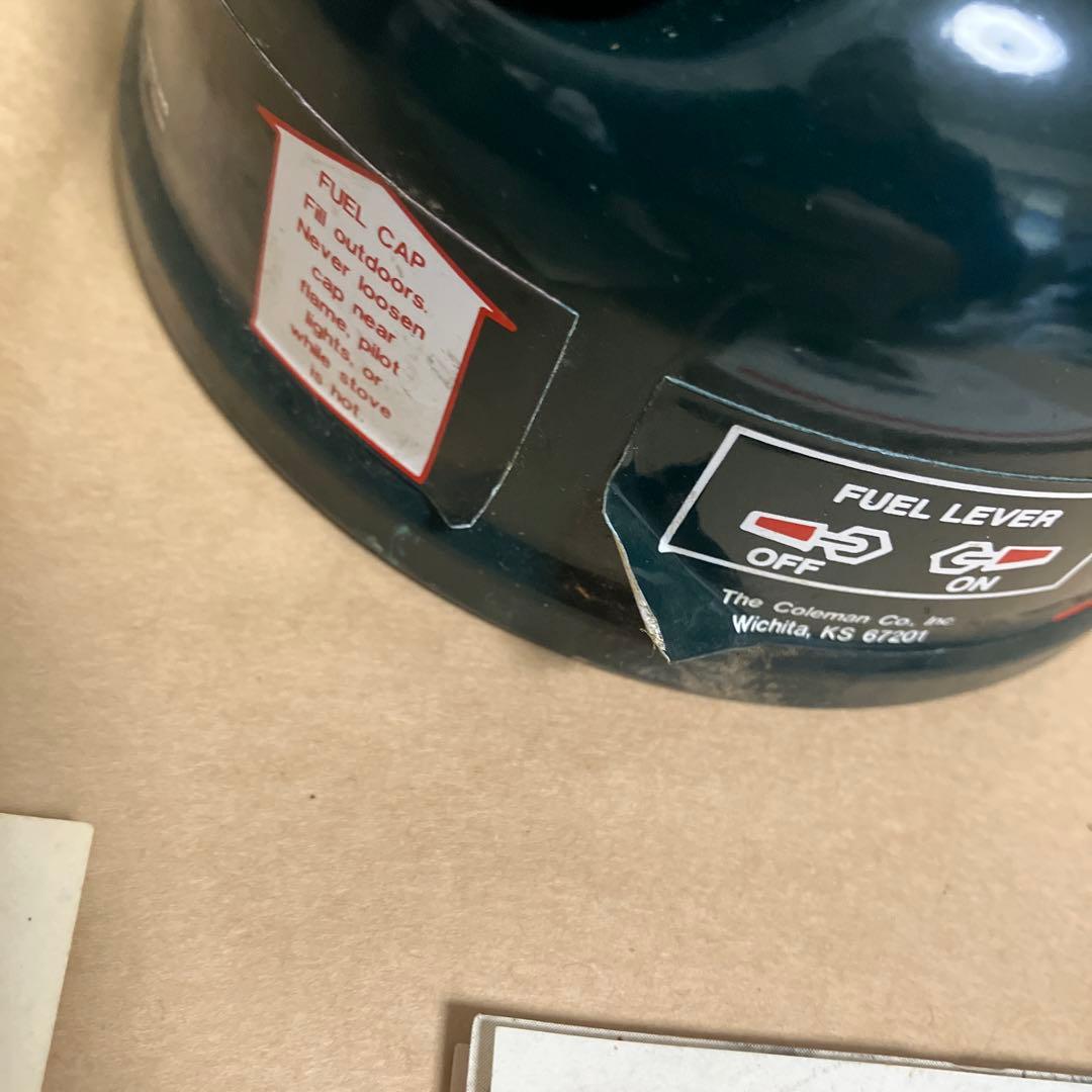 コールマン MODEL 508 STOVE 2レバー　シングルバーナー