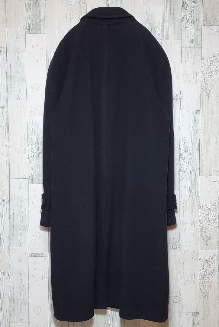 ブルックスブラザーズ　ウール　ロングコート　ステンカラーコート　ネイビー　US製
