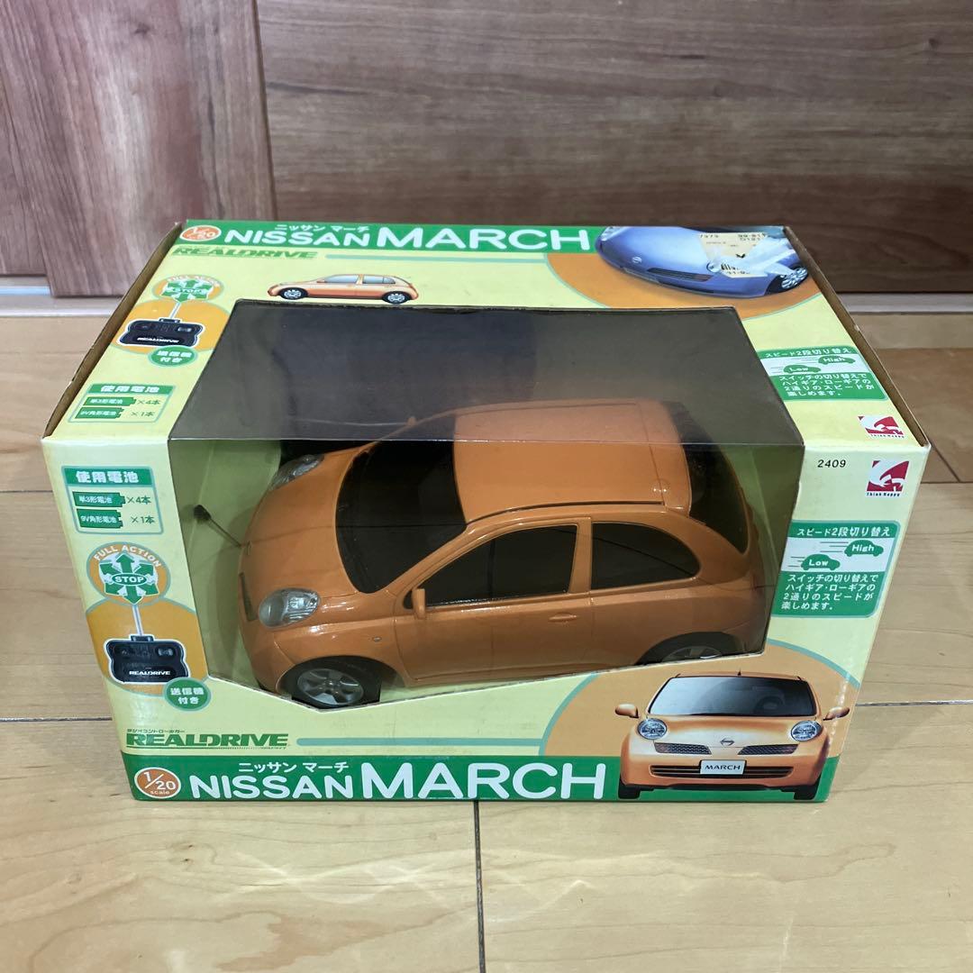 Nissan March 1/20スケール オレンジ ニッサンマーチ ラジコン - メルカリ