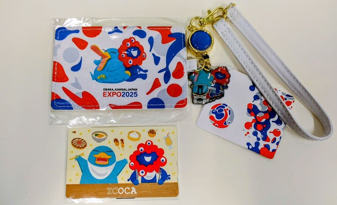 大阪関西万博EXPO2025 限定ミャクミャクICOCA 合皮パスケース 万博限定