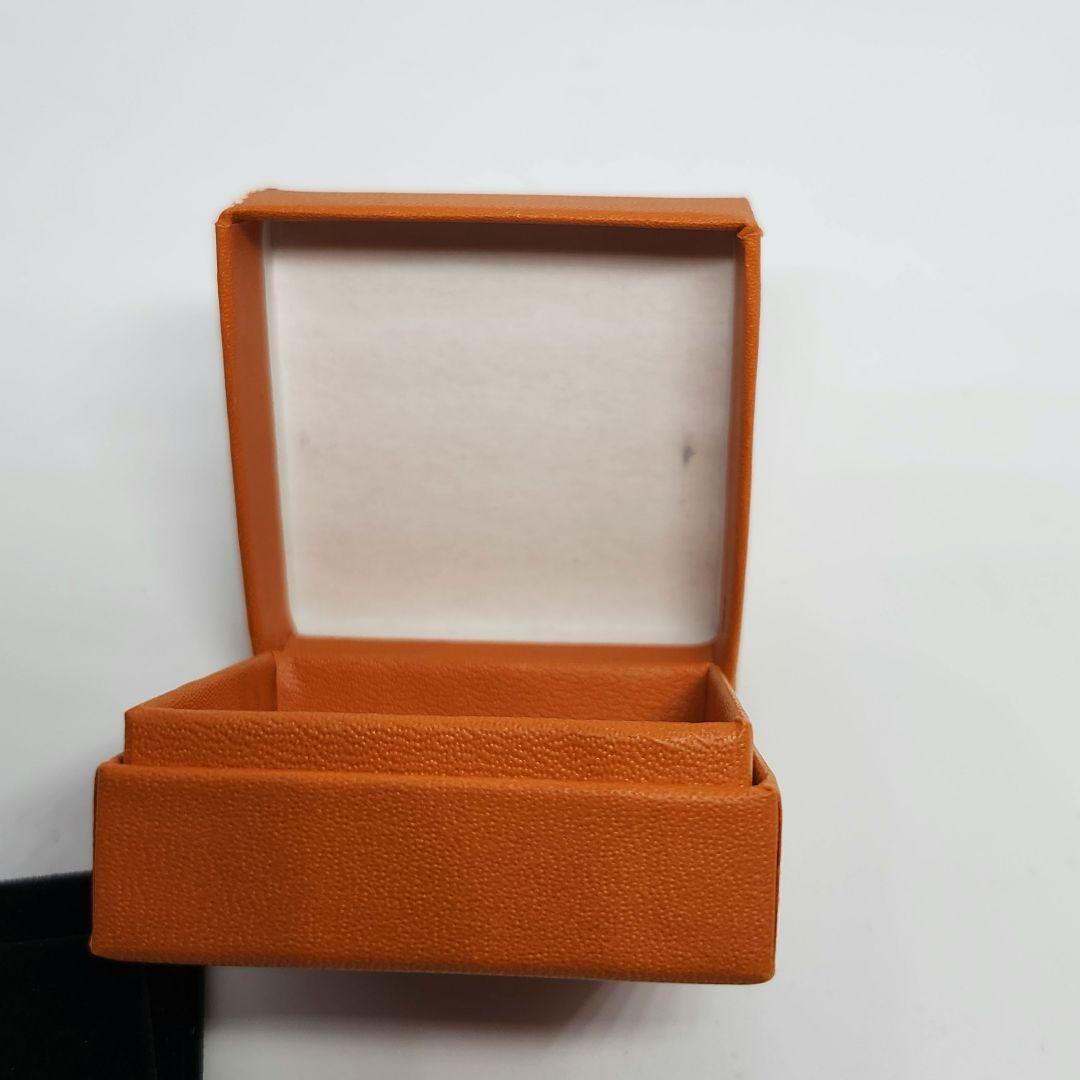 HERMES カージュド アッシュH CAGE'D H ピアス 片耳 ブラック